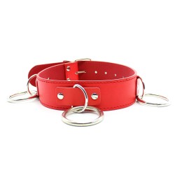 three o ring collar with chain