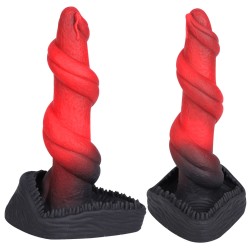 venom color mixed liquid silicone anal plug