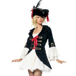 exotic charming pirate cosplay uniform